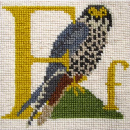 Animal Alphabet Letter F - Falcon Kits Elizabeth Bradley Design 