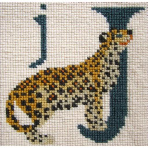 Animal Alphabet Letter J - Jaguar Kits Elizabeth Bradley Design 