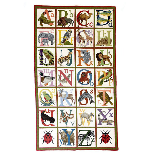Animal Alphabet Rug Kits Elizabeth Bradley Design 