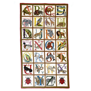 Animal Alphabet Rug Kits Elizabeth Bradley Design 
