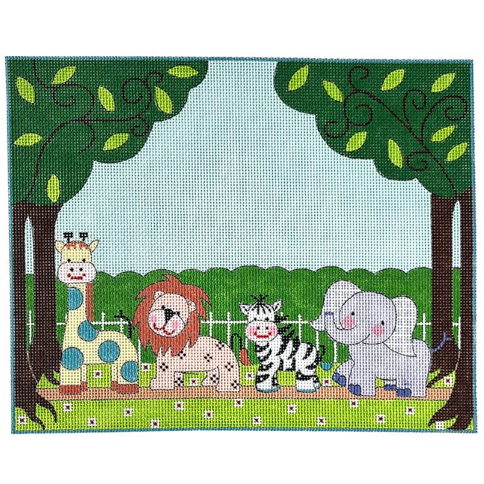 Animal Parade 2 Painted Canvas Alice Peterson Company 
