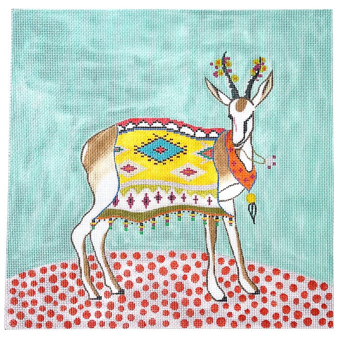Antelope Painted Canvas Colors of Praise  - 1