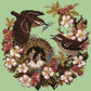 Apple Blossom Needlepoint Kit Kits Elizabeth Bradley Design Pale Green 