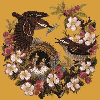 Apple Blossom Needlepoint Kit Kits Elizabeth Bradley Design Yellow 
