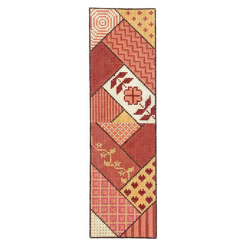Apricot Delight Needle Case Painted Canvas Whimsy & Grace - 1