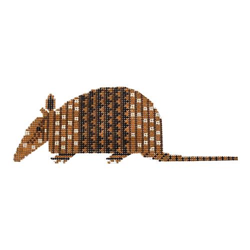 Armadillo Painted Canvas Charley Harper  - 1