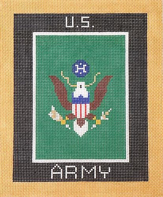 Army Painted Canvas Lee's Needle Art Inc. 
