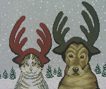 Ashby & Lucy Painted Canvas Cooper Oaks Design 
