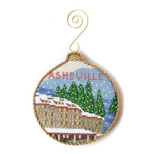 Asheville Ornament Painted Canvas Kirk & Bradley 
