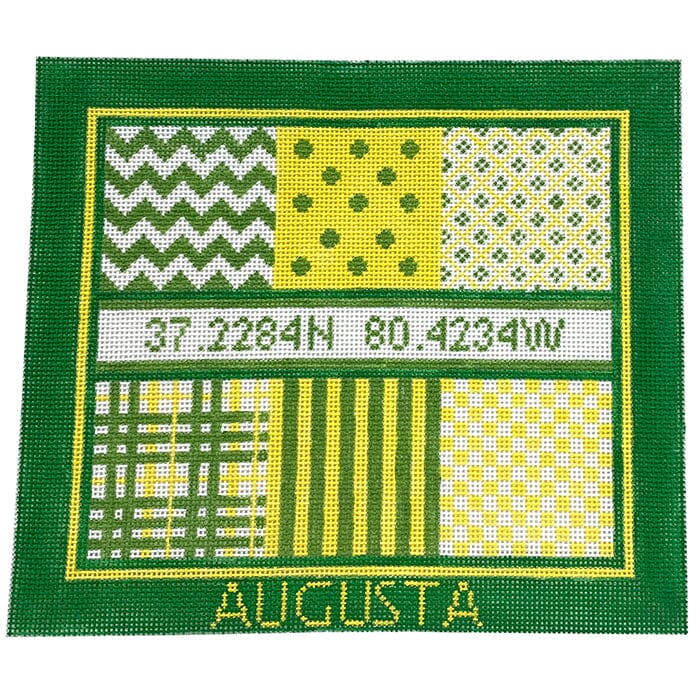 Augusta Coordinates Painted Canvas Kristine Kingston 