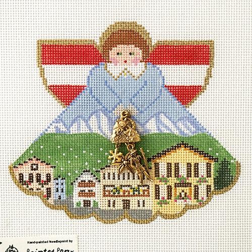 Austria Angel Painted Canvas Painted Pony Designs 
