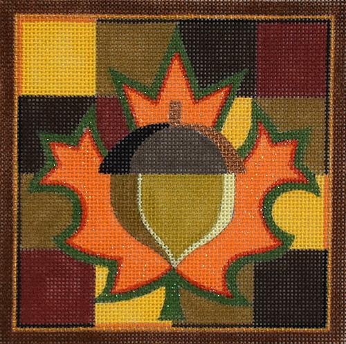Autumn Quilt Painted Canvas Raymond Crawford Designs 