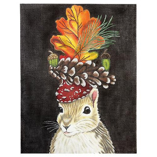 Autumn the Squirrel Needlepoint.Com 
