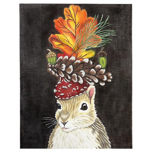 Autumn the Squirrel Needlepoint.Com  - 1