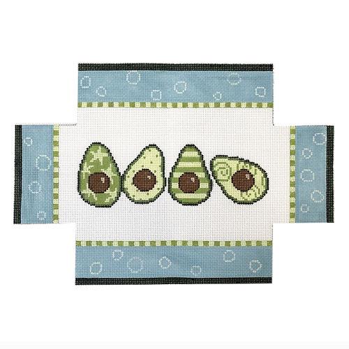 Avocado Doorstop Painted Canvas Pippin 