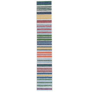 Awning Stripe Key Fob Painted Canvas Little Stitches Needleworks 
