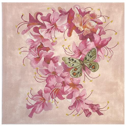 Azalea "Pink Ribbon" Painted Canvas Colors of Praise 