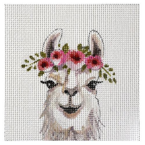 Baby Llama Insert Painted Canvas Colors of Praise 