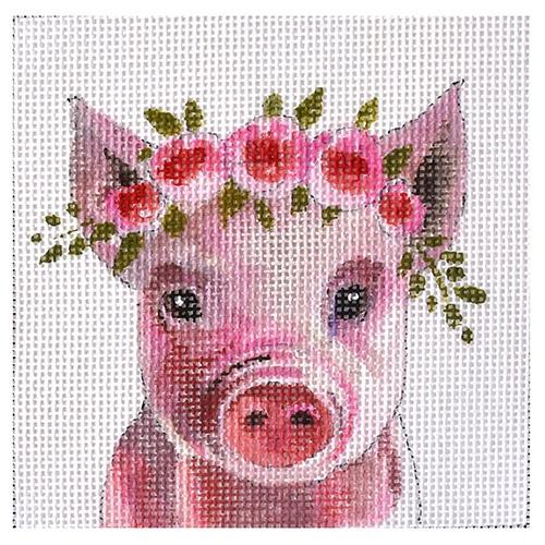 Baby Pig Insert Painted Canvas Colors of Praise  - 1