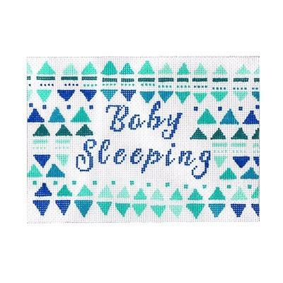 Baby Sleeping - Boy Painted Canvas Burnett & Bradley 