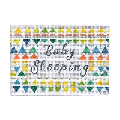 Baby Sleeping - Neutral Painted Canvas Burnett & Bradley 