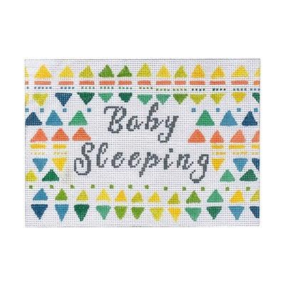 Baby Sleeping   Neutral Painted Canvas Burnett & Bradley  - 1