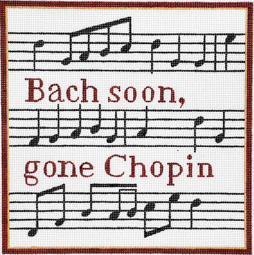 Bach Soon, Gone Chopin Painted Canvas Raymond Crawford Designs 
