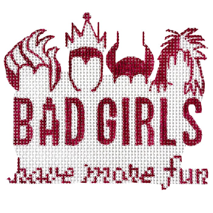 Bad Girls-Pink Painted Canvas Alice Peterson Company 