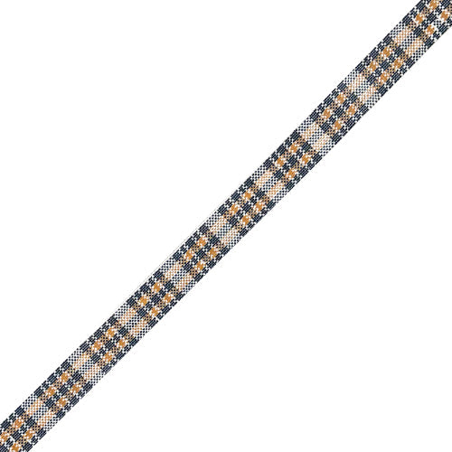 Baker's Plaid Belt CO Painted Canvas Cooper Oaks Design 
