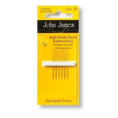 Ball Point Bead Embroidery Needles #10 Accessories Fleur de Paris 
