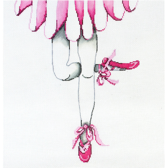 Ballerina Dancer Painted Canvas Patti Mann  - 1