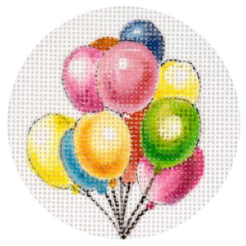 Balloons Ornament Painted Canvas Colors of Praise 
