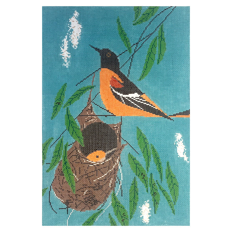 Baltimore Orioles Painted Canvas Charley Harper 