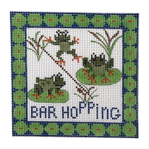 Bar Hopping Painted Canvas Tina Griffin Designs  - 1