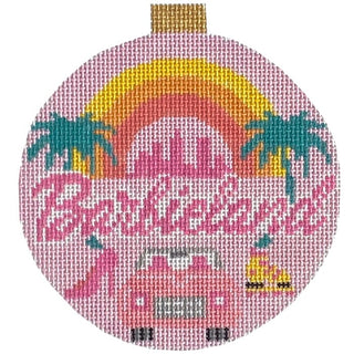 Barbieland Painted Canvas Mopsey Designs 
