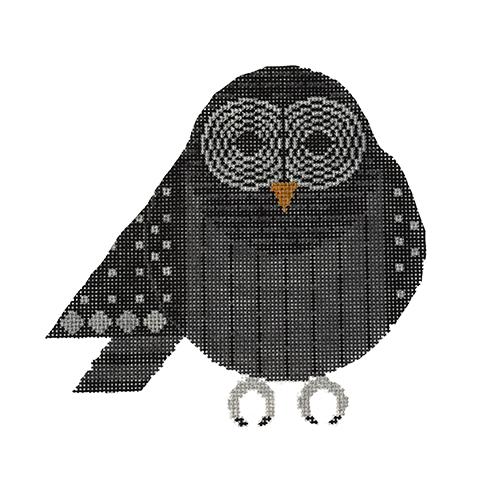Barred Owl on 18 Painted Canvas Charley Harper  - 1