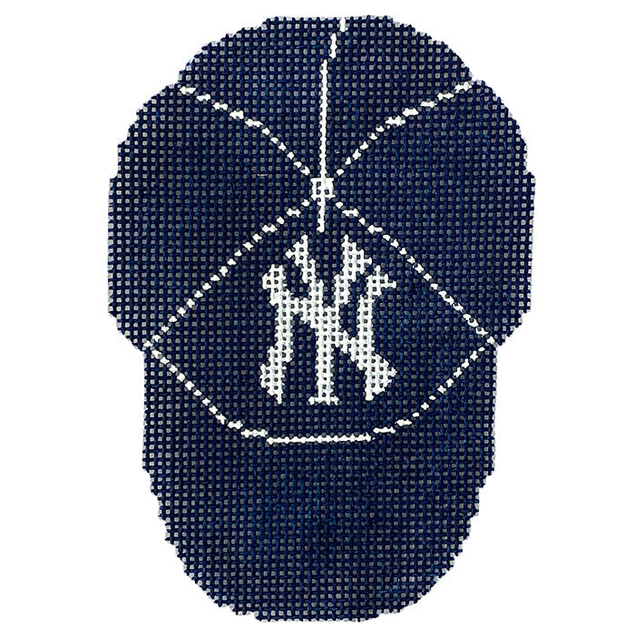 Baseball Cap   New York Yankees Painted Canvas All About Stitching/The Collection Design  - 1