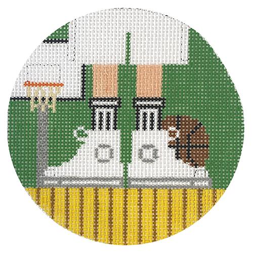 Basketball Feet Painted Canvas The Meredith Collection  - 1