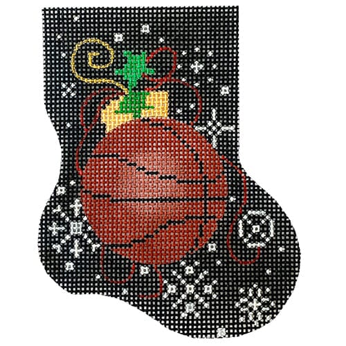 Basketball Mini Sock Painted Canvas Associated Talents 