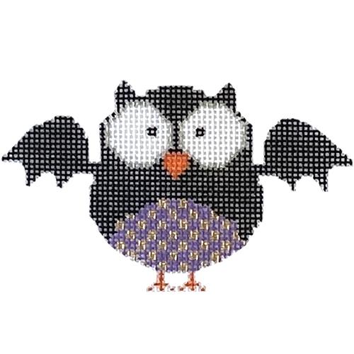 Batman Owly with Stitch Guide Painted Canvas The Princess & Me 