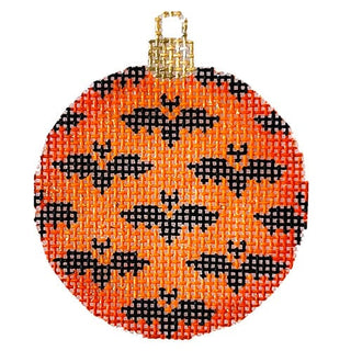 Bats Mini Ball/Orange Painted Canvas Associated Talents 
