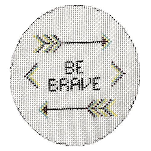 Be Brave Painted Canvas Hello Tess 