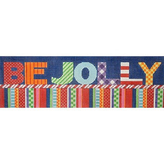 Be Jolly Sign Painted Canvas Associated Talents 
