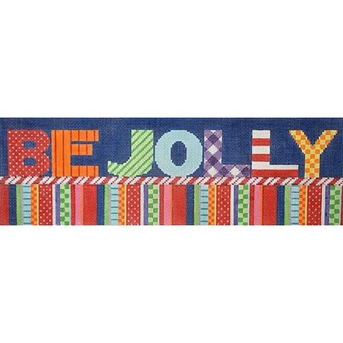 Be Jolly Sign Painted Canvas Associated Talents 
