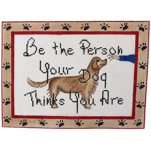 Be the Person... Painted Canvas Tina Griffin Designs  - 1