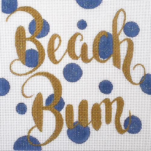 Beach Bum Painted Canvas A Poore Girl Paints  - 1
