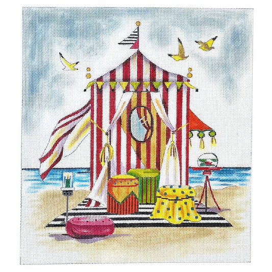 Beach Tent Painted Canvas Colors of Praise 