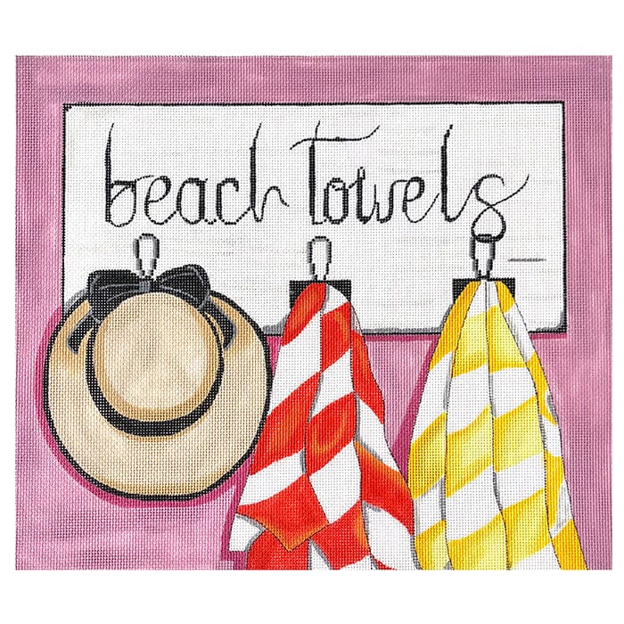 Beach Towels Painted Canvas Alice Peterson Company 