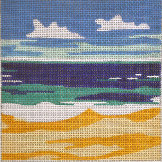 Beachfront Painted Canvas Julie Mar Needlepoint Designs 