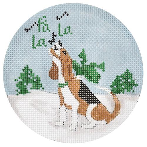 Beagle's Song Painted Canvas Tina Griffin Designs  - 1